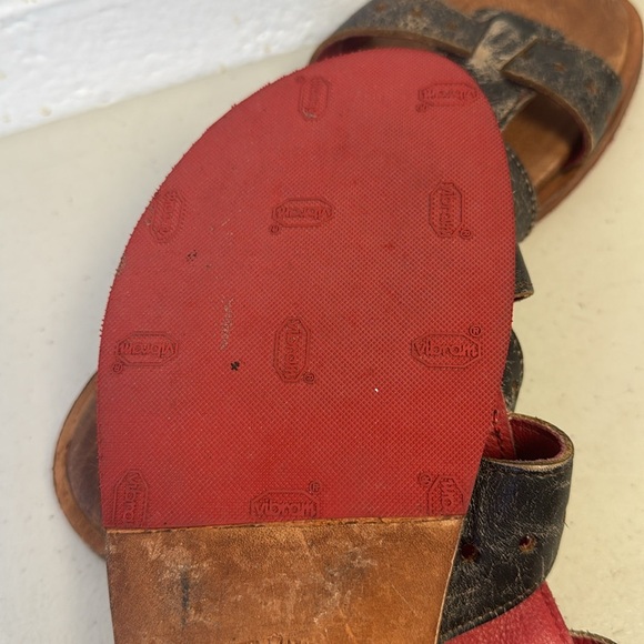 BED|STU Black Sandals with Crisscross Straps Retail $285 - Picture 10 of 11